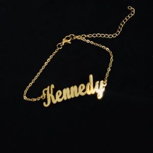 Custom name anklets for babies and little girls